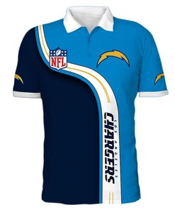 Los Angeles Chargers 3D Polo Shirt - Show Your Bolt Pride