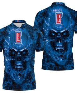 Los Angeles Clippers Personalized Polo Collar T-Shirt - A Must-Have For Nba Fans