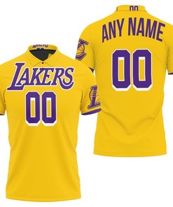 Los Angeles Lakers Icon Edition Jersey Inspired Polo Shirt - Look Like Your Favorite Players