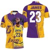 Los Angeles Lakers King James 3D Polo Shirt - Support Your Team And King James