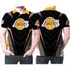 Los Angeles Lakers Logo Legging Polo Shirt - A Versatile Piece Of Fan Gear
