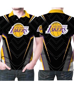 Los Angeles Lakers Logo Legging Polo Shirt - A Versatile Piece Of Fan Gear