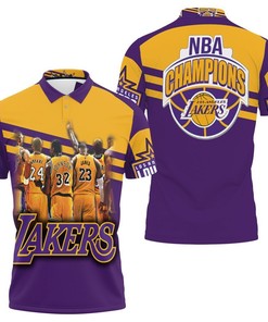 Los Angeles Lakers Logo Western Conference 3D Polo Shirt - Boldly Declare Your Fandom