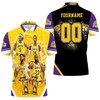 Los Angeles Lakers Mashup Robot Western Conference Polo Shirt - Show Your Support With A Fun Twist