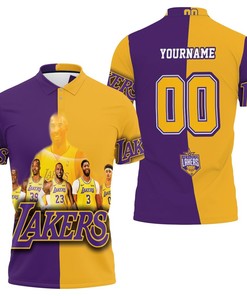 Los Angeles Lakers Nba Western Conference Polo Shirt For Fans - Essential Gear For Every Fan