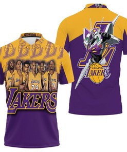 Los Angeles Lakers Nba Western Conference Robot 3D Polo Shirt - The Ultimate Fan Gear