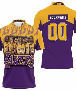 Los Angeles Lakers Nba Western Conference Robot Polo Shirt - A Fun Way To Support The Team