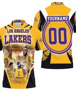 Los Angeles Lakers Player Photo Western Conference Polo Shirt - A Unique Way To Celebrate Your Favorite Player