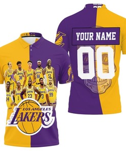 Los Angeles Lakers Skull Logo Western Conference Polo Shirt - A Must-Have For Any Fan