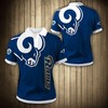 Los Angeles Rams Flag 3D Printed Polo Shirt For Nfl Fans
