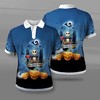 Los Angeles Rams Halloween 3D Printed Polo Shirt For Nfl Fans