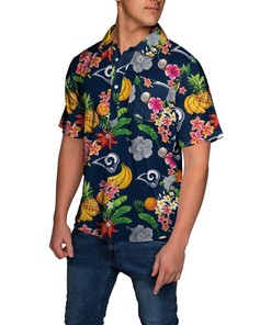 Los Angeles Rams Nfl Fruit Flair Personalized 3D Polo Shirt For Fans