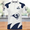 Los Angeles Rams Polo Collar For Nfl Fans