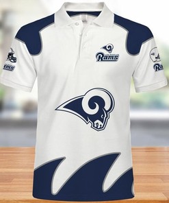 Los Angeles Rams Polo Collar For Nfl Fans