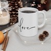 Love Cup - Christian Mug - Inspirational Gift for Valentine's Day - 15 oz