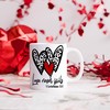 Love Never Fails Valentines Day Mug Set - Cute 15 oz Mug for Valentine's Gift