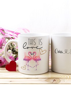 Love You Mug Set - Be My Valentine Mug, Coffee Lover Gift, Perfect Valentine's Day Gift for Her or Him