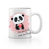 Love You To The Moon And Back Valentines Mug, Perfect Panda Lover Gift Idea, Gift For Wife, Husband, Boyfriend