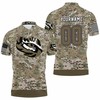 Lsu Tigers American Flag Camouflage Pattern 3D Polo - Celebrate Your Patriotism And Lsu Pride
