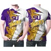 Lsu Tigers Fruit Flair Short Sleeve Polo Shirt - Look Great While Supporting Your Team
