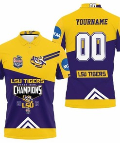 Lsu Tigers Peach Bowl Champions 2019 All Over Print Polo Shirt - Celebrate The Tigers' Victory
