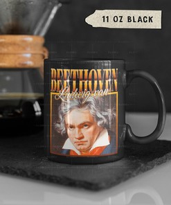 Ludwig van Beethoven Classical Music Artist Mug with German Composer Design | Perfect for Music Lovers
