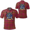 Lumsden Modern Tartan Athleisure Polo Shirt - Perfect For Fans Of Scottish Fashion And Sports