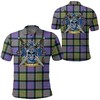 Macdonald Ancient Tartan 3D Athleisure Polo Shirt - For Scottish Heritage Fans