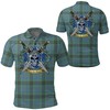 Macinnes Ancient Tartan Athleisure Polo Shirt - Perfect For Fans Of Scottish Fashion And Sports