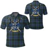 Macinnes Modern Tartan 3D Athleisure Polo Shirt - Scottish Heritage Fans' Must-Have