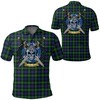 Mackenzie Modern Tartan Polo Shirt - Scottish Warrior Golf Shirt For Fans, With A Personalized Touch