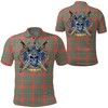 Mackintosh Ancient Tartan 3D Polo Shirt - Scottish Warrior Golf Shirt - Wear Your Heritage With Pride