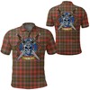 Mackintosh Hunting Weathered Tartan Polo Shirt - Scottish Warrior Golf Shirt - Perfect For Any Occasion