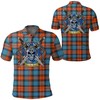 Maclachlan Ancient Tartan 3D All Over Print Polo Shirt - Scottish Warrior Golf Shirt - Elevate Your Style Game