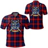 Maclachlan Modern Tartan Polo Shirt - Scottish Warrior Golf Shirt - Perfect For Any Occasion