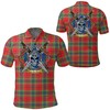 Maclean Of Duart Modern Tartan 3D Polo Shirt - Scottish Warrior Golf Shirt - Reflection Of Your Style