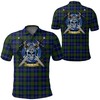 Macleod Of Harris Modern Tartan Polo Shirt - Scottish Warrior Golf Shirt - Add A Modern Twist To Your Collection
