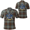 Macleod Of Harris Weathered Tartan 3D Polo Shirt - Scottish Warrior Golf Shirt - Classic Look For Modern Fans