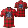 Macnab Modern Tartan Polo Shirt - Scottish Warrior Golf Shirt - A Great Addition To Any Fan'S Wardrobe