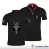 Make A Bold Statement With Baphomet Goat Polo Shirt With Personalized Print