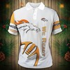 Make A Statement With Zigzag Casual Denver Broncos 3D Polo Shirt