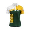 Make A Statement With Zigzag Casual Polo Shirt - Green Bay Packers Edition