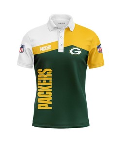 Make A Statement With Zigzag Casual Polo Shirt - Green Bay Packers Edition