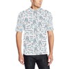 Manatee Pattern Print Design 01 3D Polo Shirt For Men