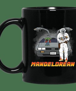MandElorean Black Mug - Romantic Gift Idea for Valentine's Day with Personalised Gift Mug