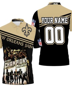 Memorable Year - New Orleans Saints Nfc South Division Champions 3D All Over Print Polo Shirt
