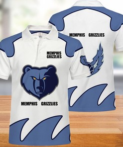 Memphis Grizzlies Button Up 3D Polo Shirt - Score Big Style Points