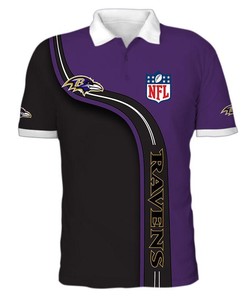 Men'S 3D Polo Shirt - Baltimore Ravens Style Without Compromise