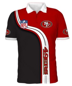 Men'S 3D San Francisco 49Ers Polo Shirt - Gift For Nfl Fans