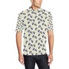 Men'S All Over Print Bee Pattern Polo Shirt - A Standout Polo Shirt Design For Bee Enthusiasts.